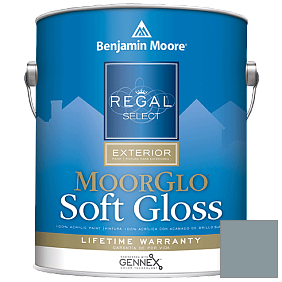 Краска Regal Select Exterior Paint-Moor GloSoft Gloss Finish (W096) цвет HC-145 BM HC-145