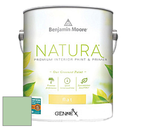 Benjamin Moore 514 Natura Interior Semi-Gloss Finish краска цвет 2034-50 Acadia Green