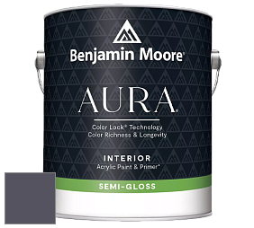 Benjamin Moore Aura 528 Waterborne Interior Semi-gloss Finish краска цвет 1414 Super Nova