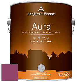 Benjamin Moore Aura 634 Waterborne Exterior Low Lustre Finish краска цвет 2076-20 Royal Flush