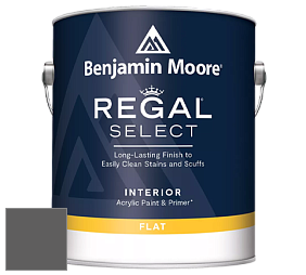 Benjamin Moore 547 Regal Select Waterborne Interior Flat Finish краска цвет NCS S 7500-N 