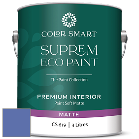COLOR SMART CS 619 SUPREM ECO PAINT матовая краска цвет NCS S 3050-R70B 