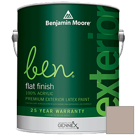 Краска Ben Waterborne Exterior Flat Finish (541) цвет 991 GrÃ©ge Avenue