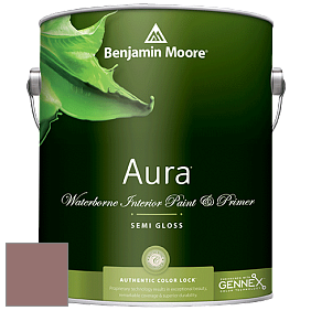 Benjamin Moore Aura 528 Waterborne Interior Semi-gloss Finish краска цвет 2103-40 Hickory Stick