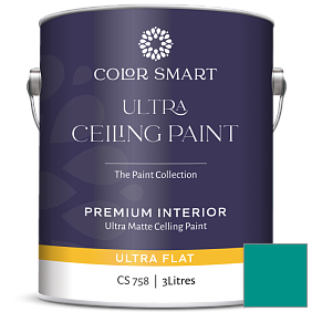 Краска COLOR SMART CS 758 ULTRA CEILING PAINT ультраматовая краска цвет 665 Gulf Shores