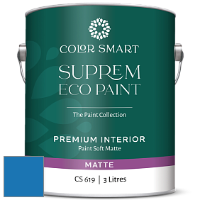 COLOR SMART CS 619 SUPREM ECO PAINT матовая краска цвет 2066-30 Big Country Blue