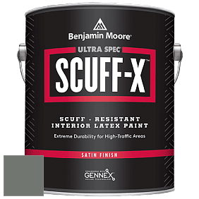 Benjamin Moore 486 Ultra Spec SCUFF-X Interior Satin Finish краска цвет NCS S 6005-G20Y 