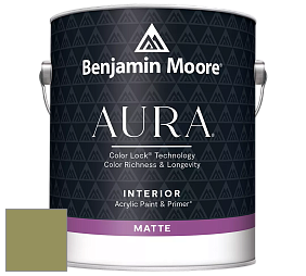 Benjamin Moore Aura 522 Interior Paint - Matte краска цвет 539 Sycamore Tree
