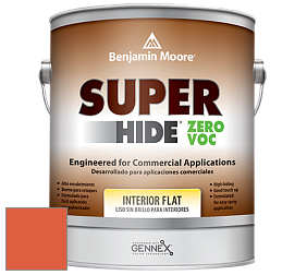 Benjamin Moore 355 Super Hide Zero Voc Interior Flat краска цвет 2014-20 Rumba Orange