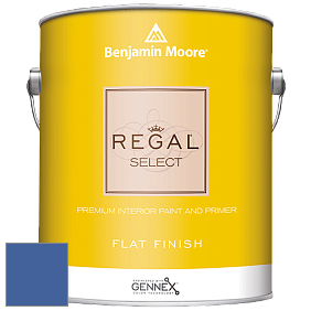 Benjamin Moore 547 Regal Select Waterborne Interior Flat Finish краска цвет 2067-30 Twilight Blue