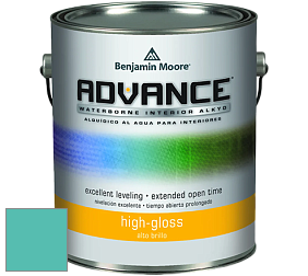 Benjamin Moore 794 Advance Interior Paint-High Gloss глянцевая алкидная эмаль цвет 2048-40 Poolside Blue