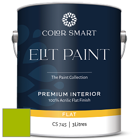 COLOR SMART CS 745 ELIT PAINT глубокоматовая моющаяся краска цвет 2026-10 Lime Green