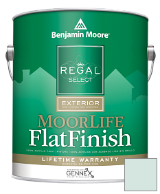 Краска Regal Select Exterior Paint-MoorLife Flat Finish (W105) цвет 847 Sweet Dreams