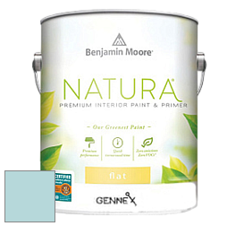 Benjamin Moore 514 Natura Interior Semi-Gloss Finish краска цвет 2052-60 China Blue