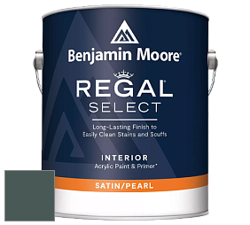 Benjamin Moore 550 Regal Select Waterborne Interior Pearl Finish краска цвет 714 Hidden Falls