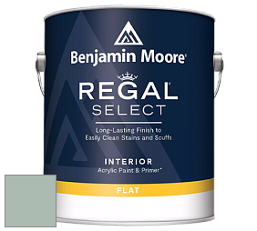 Benjamin Moore 547 Regal Select Waterborne Interior Flat Finish краска цвет HC-143 BM HC-143