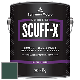 Benjamin Moore 484 Ultra Spec SCUFF-X Interior Matte Finish краска цвет NCS S 7020-B90G 