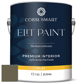 COLOR SMART CS 745 ELIT PAINT глубокоматовая моющаяся краска цвет 2142-10 Mediterranean Olive