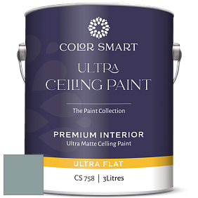 COLOR SMART CS 758 ULTRA CEILING PAINT ультраматовая краска цвет 2123-30 Sea Star