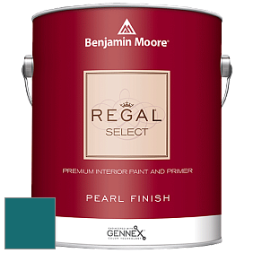 Benjamin Moore 550 Regal Select Waterborne Interior Pearl Finish краска цвет 2055-20 Pacific Ocean Blue