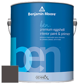 Benjamin Moore Ben W626 Premium Interior Latex Eggshell краска цвет 2130-10 Black Bean Soup