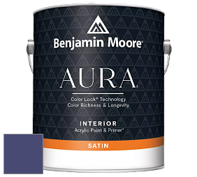 Benjamin Moore Aura 526 Waterborne Interior Satin Finish покрытие цвет 2068-20 Grape Gum