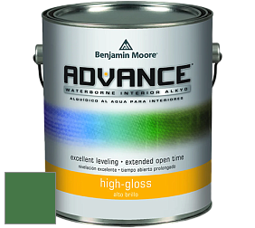 Benjamin Moore 794 Advance Interior Paint-High Gloss глянцевая алкидная эмаль цвет 2035-20 Cactus Green
