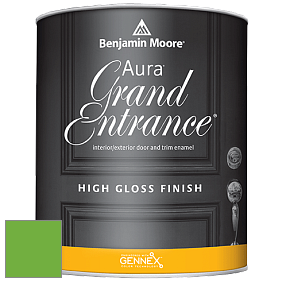 Benjamin Moore Aura 148 Grand Entrance High Gloss эмаль цвет 2032-30 Fresh Lime