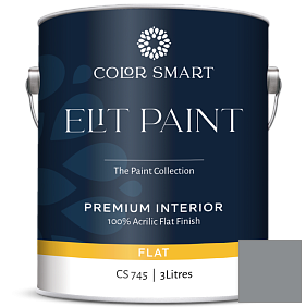 Краска COLOR SMART CS 745 ELIT PAINT глубокоматовая моющаяся краска цвет 1601 Hearthstone