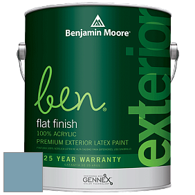 Benjamin Moore Ben 541 Waterborne Exterior Flat Finish краска цвет HC-152 BM HC-152