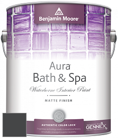 Benjamin Moore Aura 532 Bath & Spa Waterborne Interior Paint Matte Finish краска цвет 2127-10 Twilight Zone