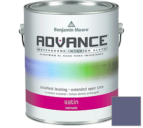Краска Benjamin Moore 792. Advance Interior Paint-Satin эмаль цвет 2069-30 Darkest Grape