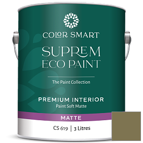 Краска COLOR SMART CS 619 SUPREM ECO PAINT матовая краска цвет 497 Shady Lane