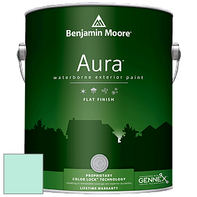 Benjamin Moore Aura 629 Waterborne Exterior Flat Finish краска цвет 2044-60 Crystal Clear