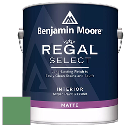 Benjamin Moore 548 IRegal Select Interior Paint - Matte краска цвет 2036-30 Green with Envy