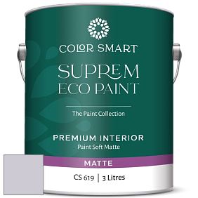 COLOR SMART CS 619 SUPREM ECO PAINT матовая краска цвет 2117-60 Winter Gray
