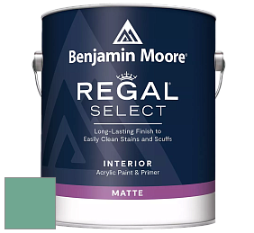 Benjamin Moore 548 IRegal Select Interior Paint - Matte краска цвет 2040-40 Summer Basket Green