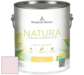 Benjamin Moore 512 Natura Interior Flat Finish матовая краска цвет 2005-70 Wispy Pink