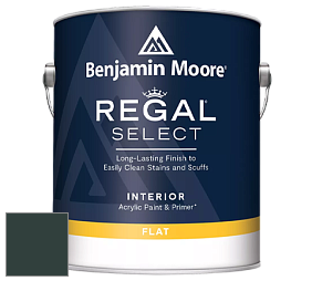 Benjamin Moore 547 Regal Select Waterborne Interior Flat Finish краска цвет RAL 6012 