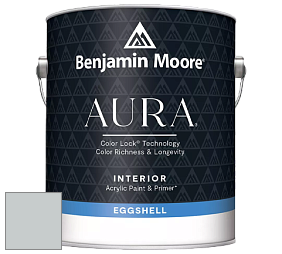 Benjamin Moore Aura 524 Waterborne Interior Eggshell Finish краска цвет 2134-60 Whitestone