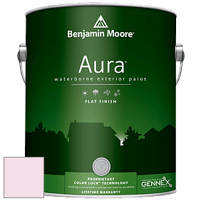 Benjamin Moore Aura 629 Waterborne Exterior Flat Finish краска цвет 2086-70 50's Pink