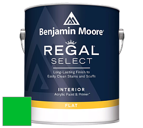 Benjamin Moore 547 Regal Select Waterborne Interior Flat Finish краска цвет RAL 6038 