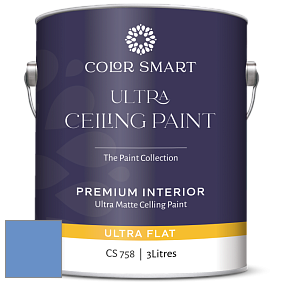 COLOR SMART CS 758 ULTRA CEILING PAINT ультраматовая краска цвет 2067-40 Blue Lapis