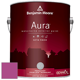 Benjamin Moore Aura 631 Waterborne Exterior Satin Finish краска цвет 2077-30 Hot Lips