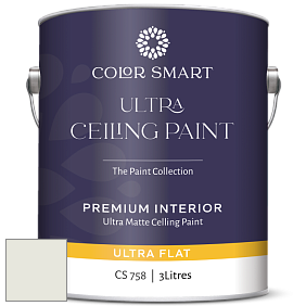 COLOR SMART CS 758 ULTRA CEILING PAINT ультраматовая краска цвет OC-137 Sebring White