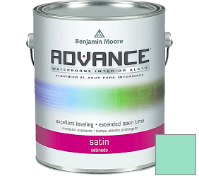 Краска Benjamin Moore 792. Advance Interior Paint-Satin эмаль цвет 2039-50 Mermaid Green