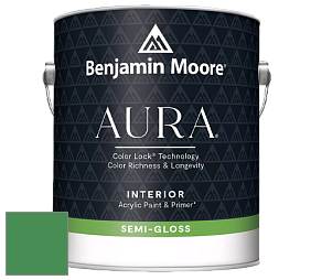 Benjamin Moore Aura 528 Waterborne Interior Semi-gloss Finish краска цвет 574 Once Upon a Time