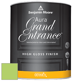 Benjamin Moore Aura 148 Grand Entrance High Gloss эмаль цвет 2031-40 Spring Meadow Green