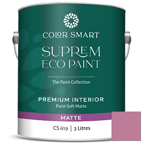 Краска COLOR SMART CS 619 SUPREM ECO PAINT матовая краска цвет 2085-40 Taste of Berry