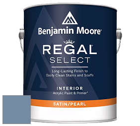 Benjamin Moore 550 Regal Select Waterborne Interior Pearl Finish краска цвет 831 Stratford Blue